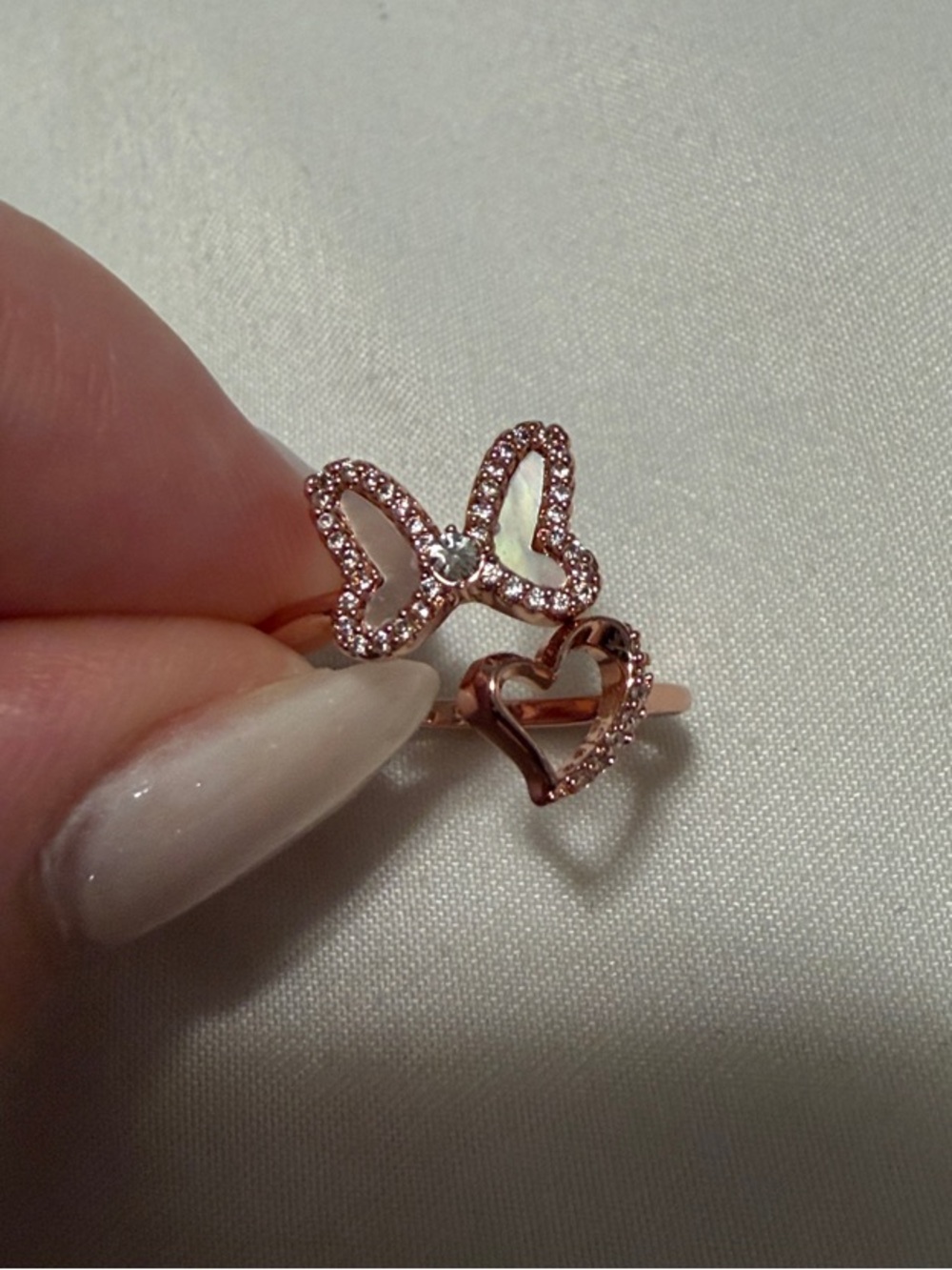 butterfly disney ring selling for $25 size 8 women’s
